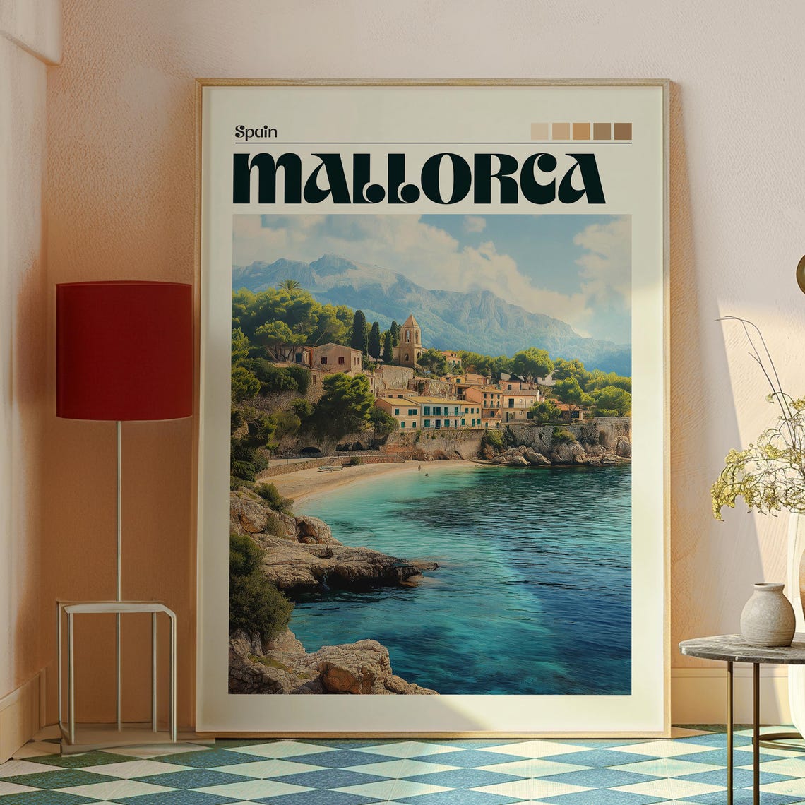 Mallorca Travel Poster, Balearic Islands Wall Art - Image 2