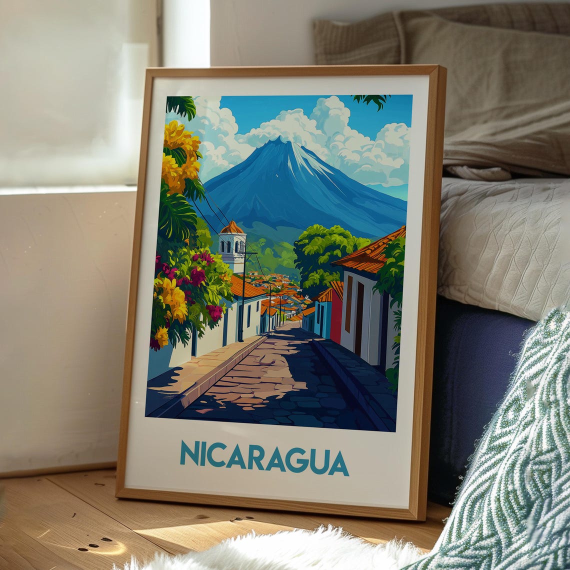 Nicaragua Print Wall Art Corn Islands Travel Central America - Image 3