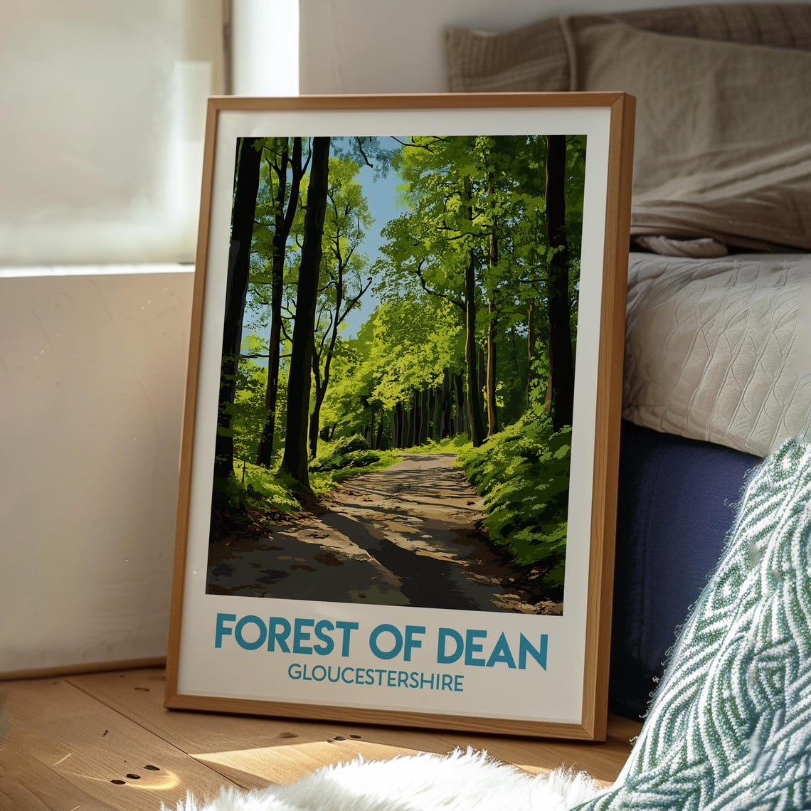 Forest Of Dean Nature Travel Poster - Image 3