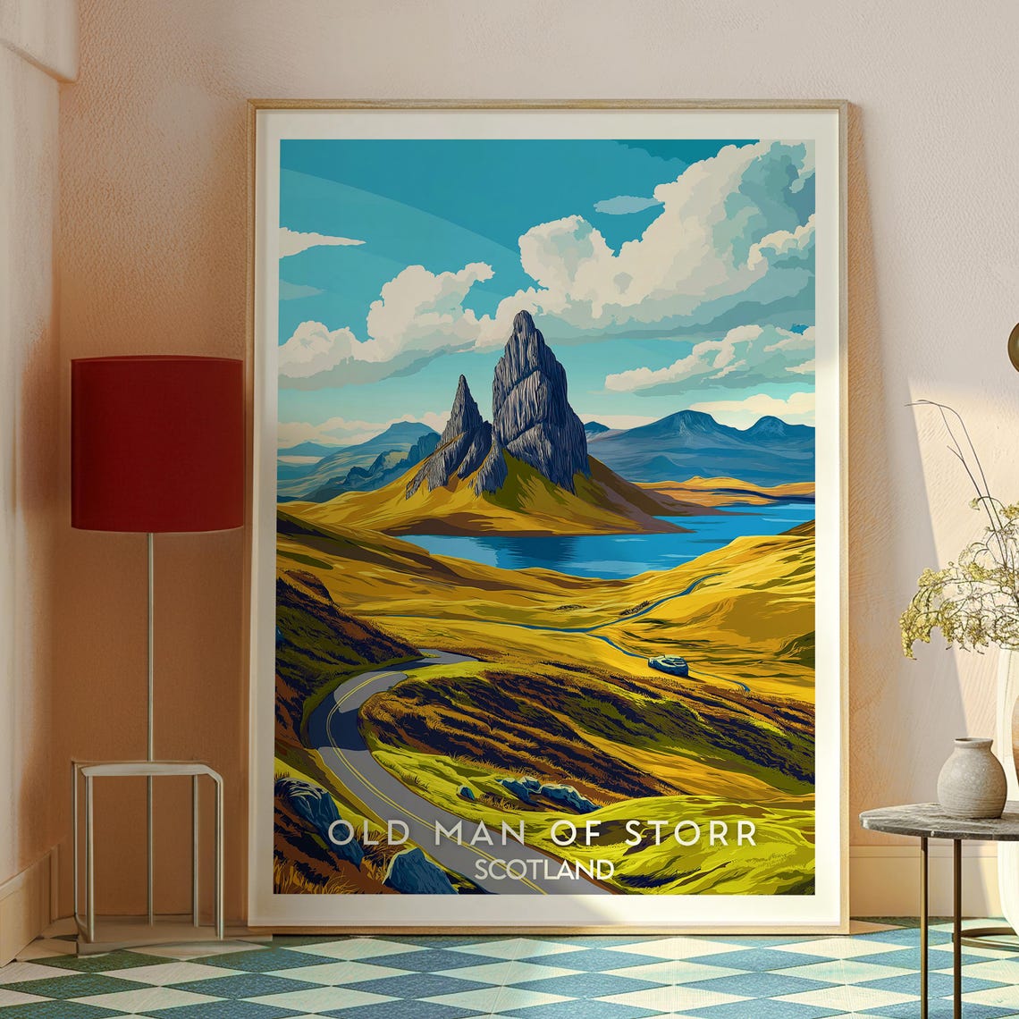 The Old Man Of Storr Scotland Travel Poster - Image 2