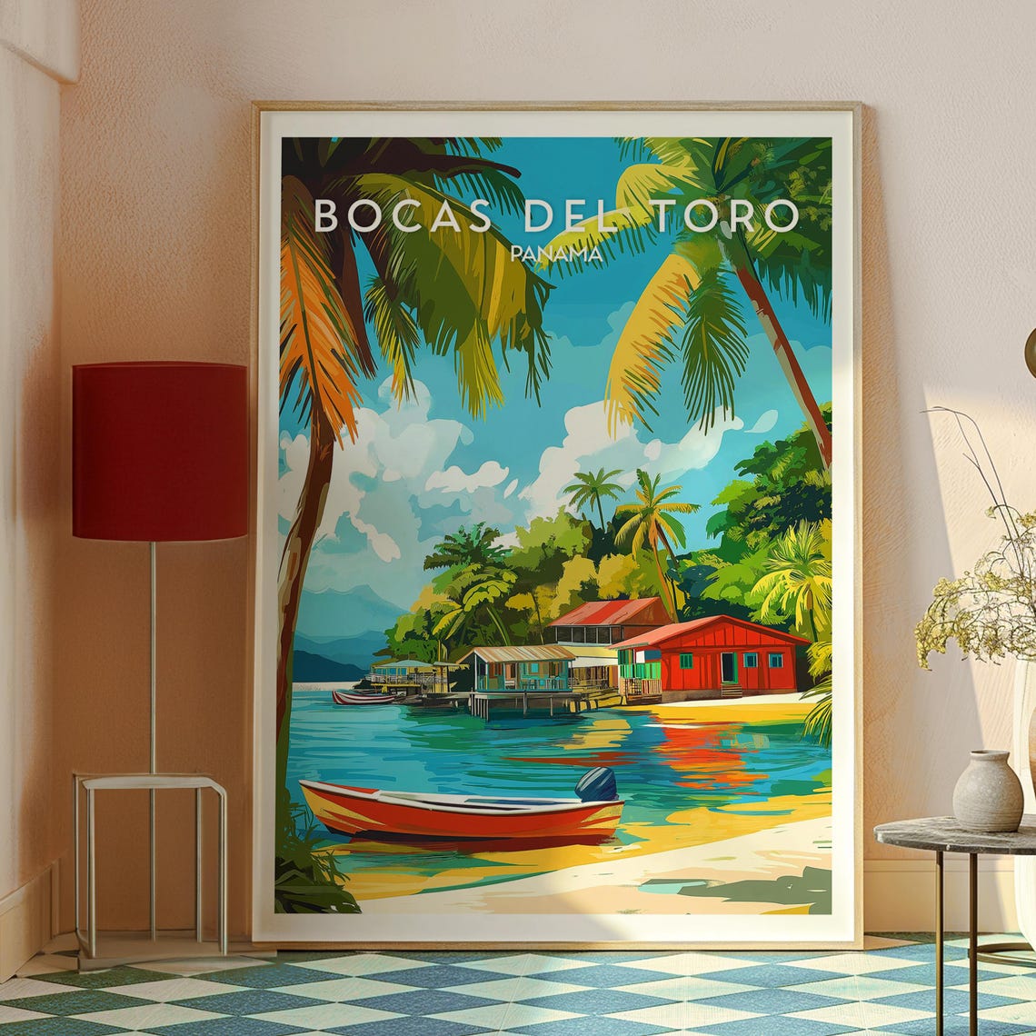 Bocas Del Toro Travel Poster, Panama Beach - Image 2