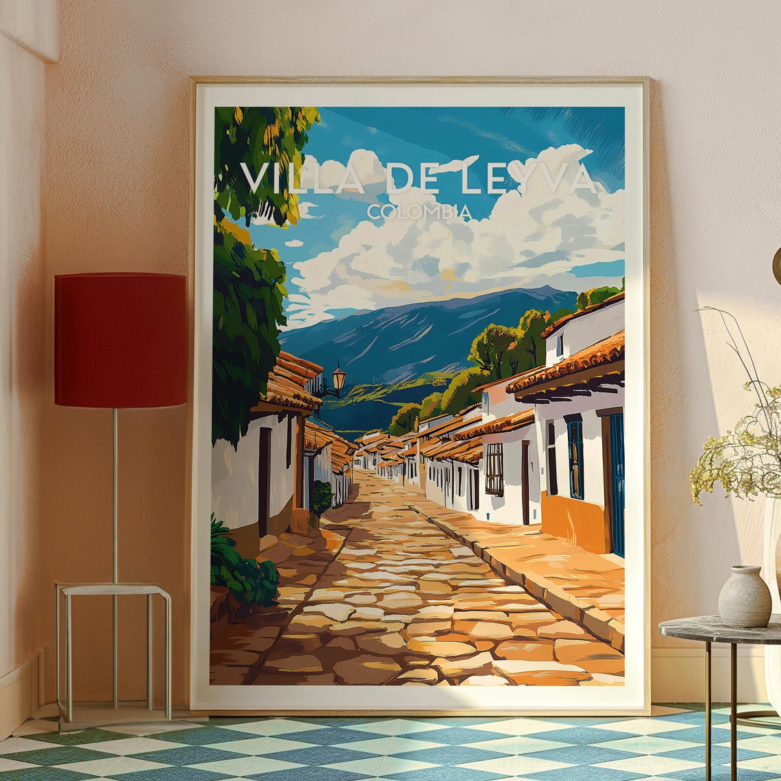 Villa De Leyva Poster Art Colombia Travel Print Wall Backpacking South America - Image 2