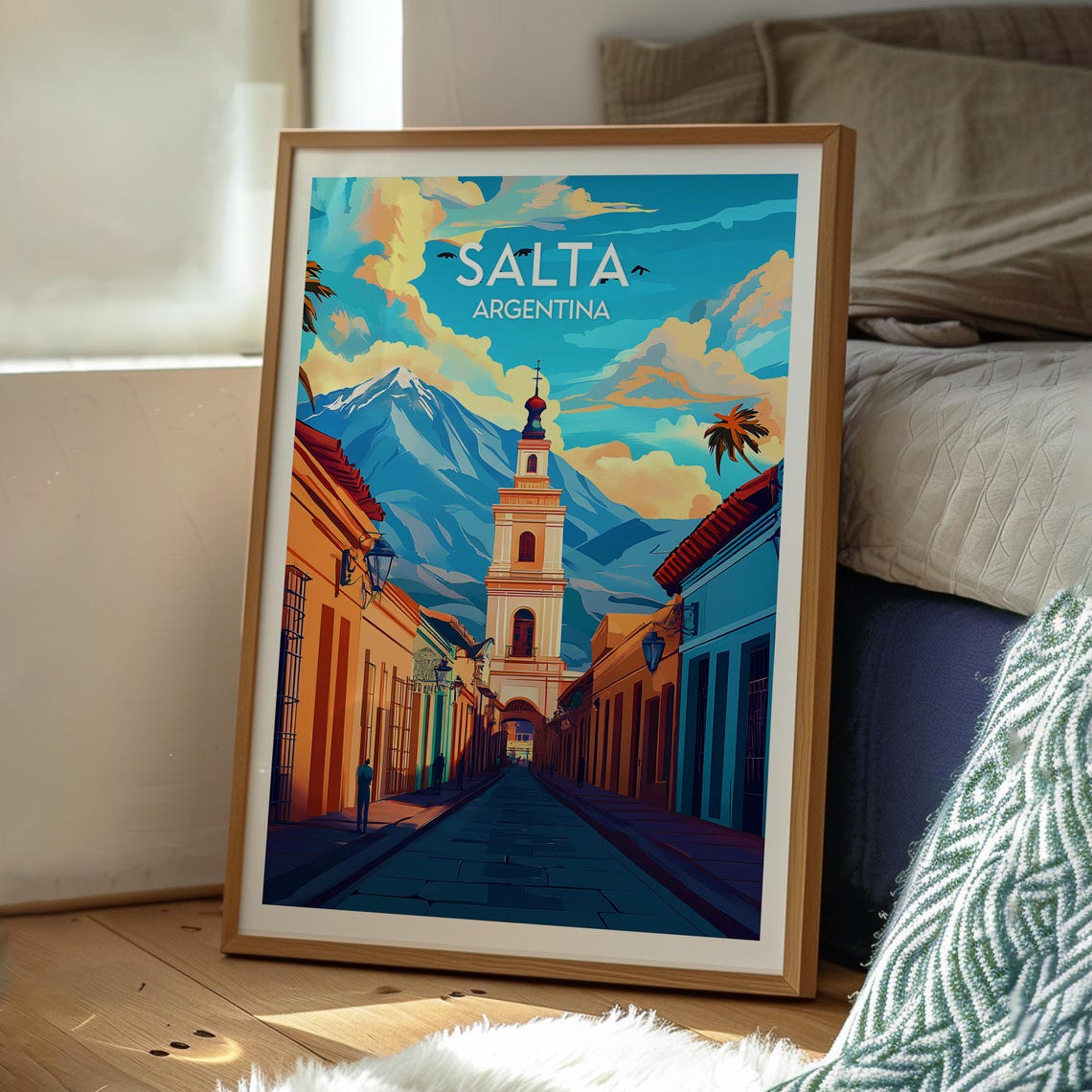 Salta Travel Print Argentina Wall Art Poster Gift For Traveller - Image 3
