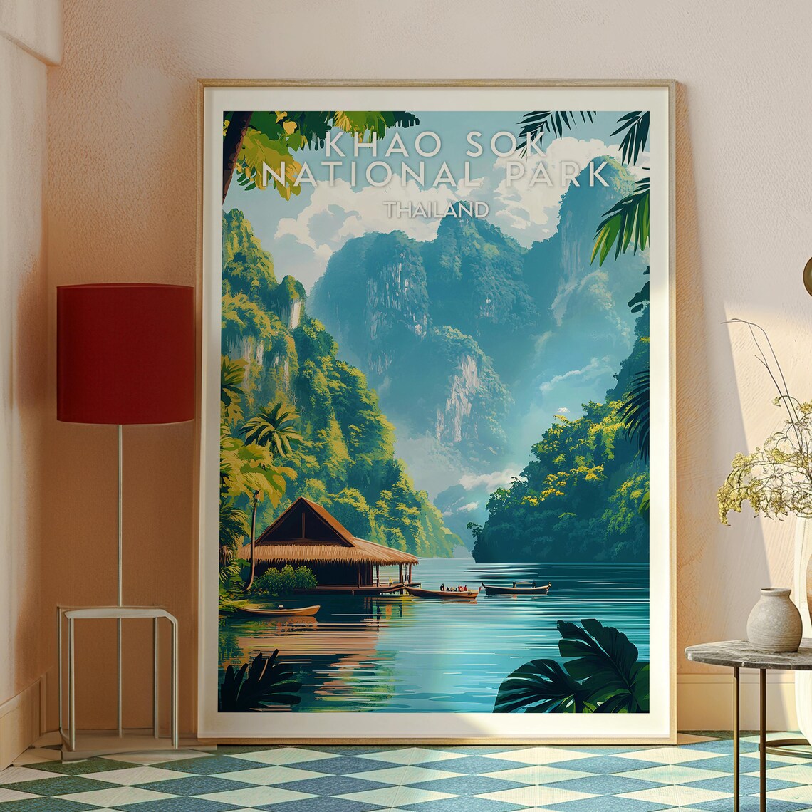Khao Sok National Park, Thailand Travel Poster - Image 2