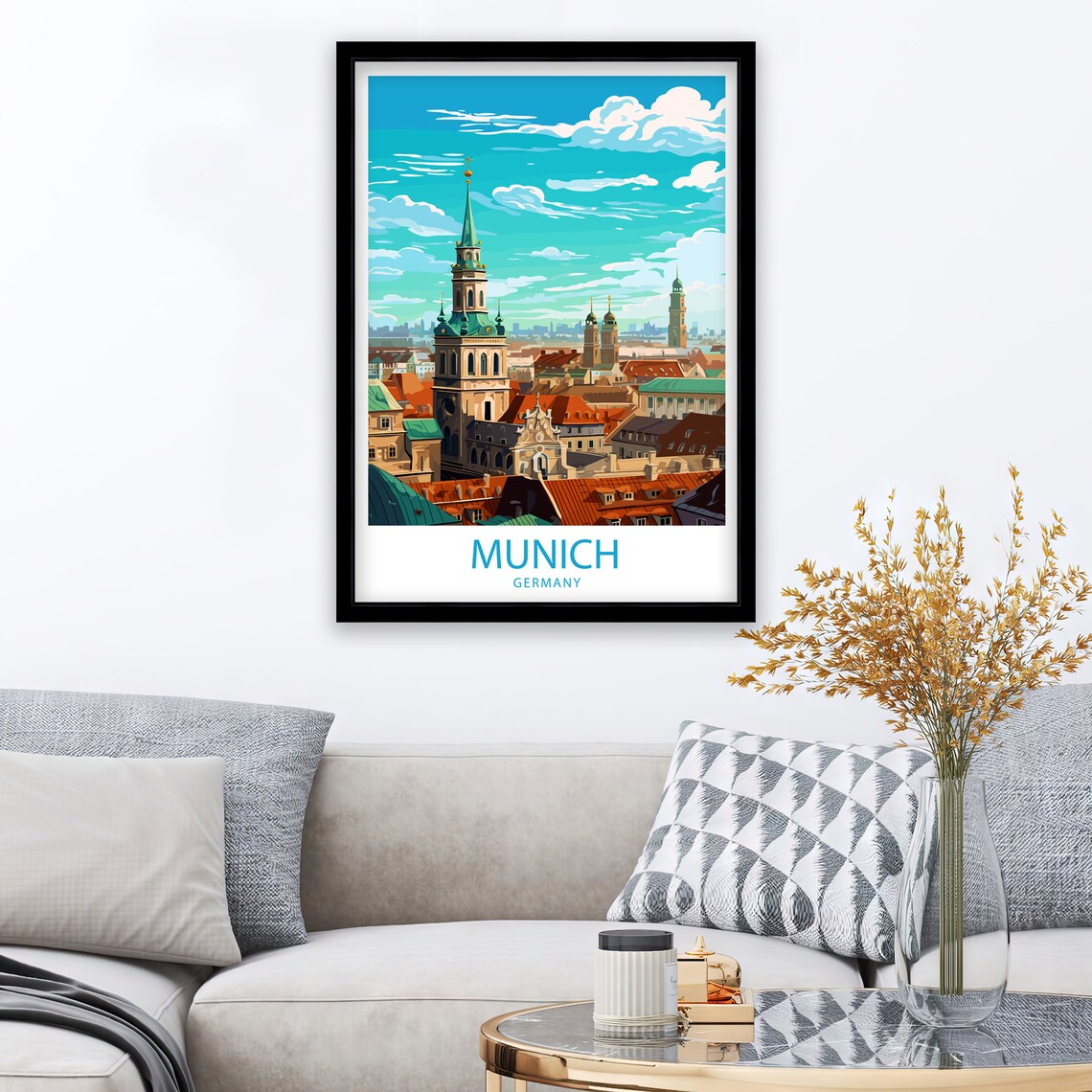 Munich Germany Travel Poster - Image 2