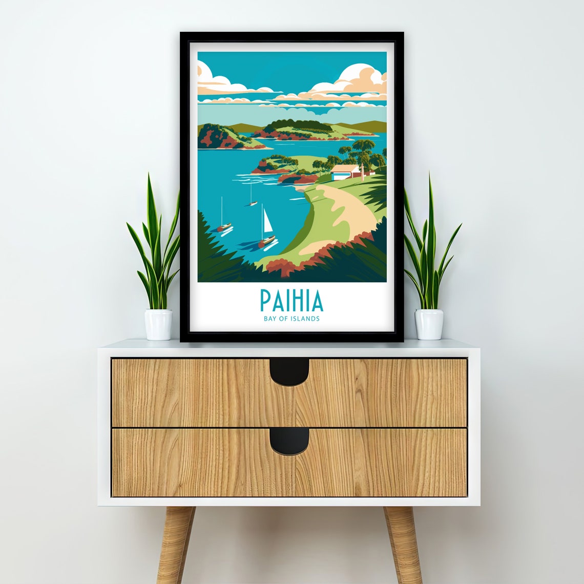 Paihia Travel Print Paihia Home Dcor Paihia New Zealand Art Print Paihia Room Print For Paihia New Zealand Gift Paihia Wall Decor Paihia - Image 2