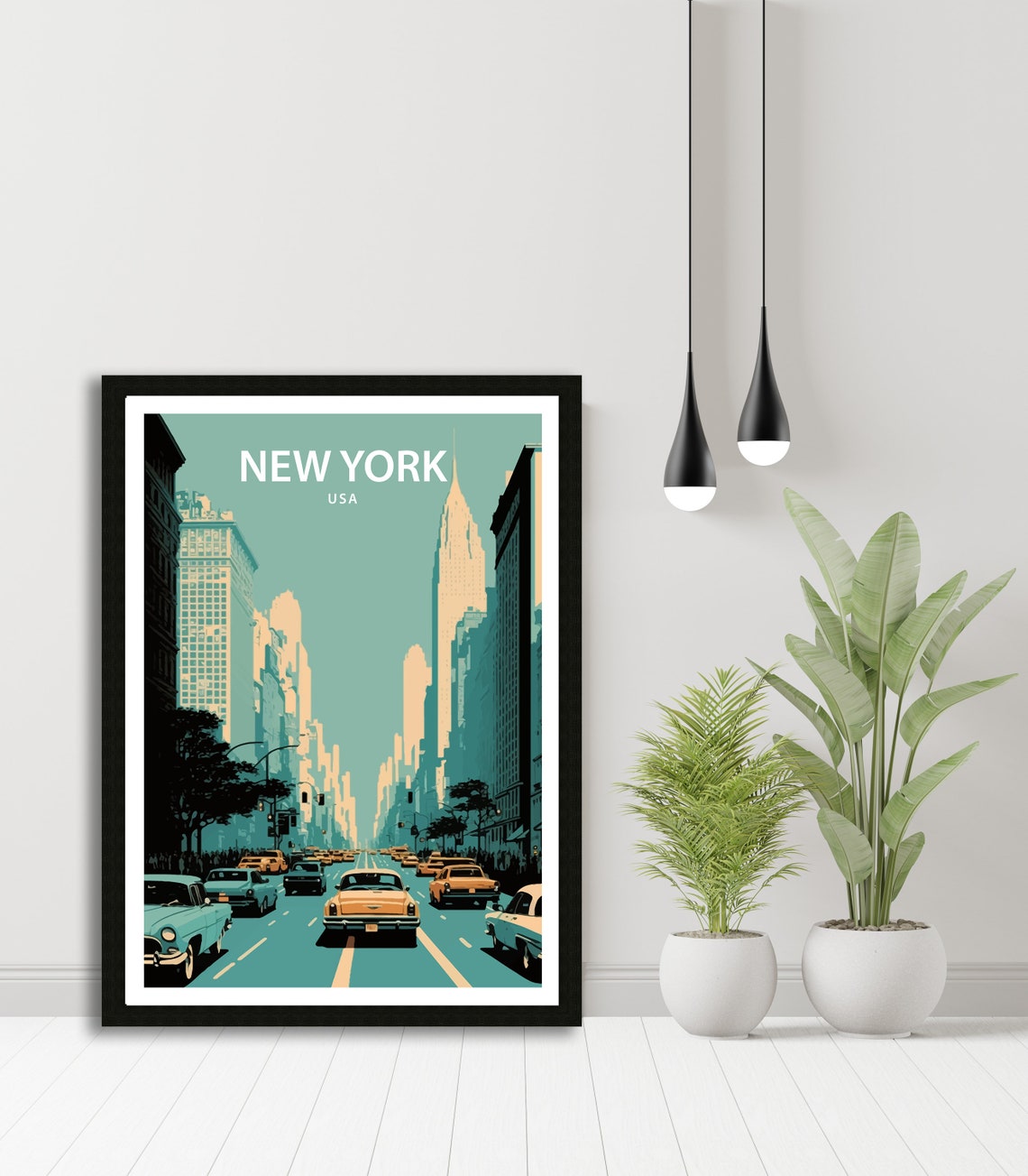 New York Art Print New York City Print New York Print Wall Decor Travel Poster Travel Print New York Wall Art New York Decor - Image 4