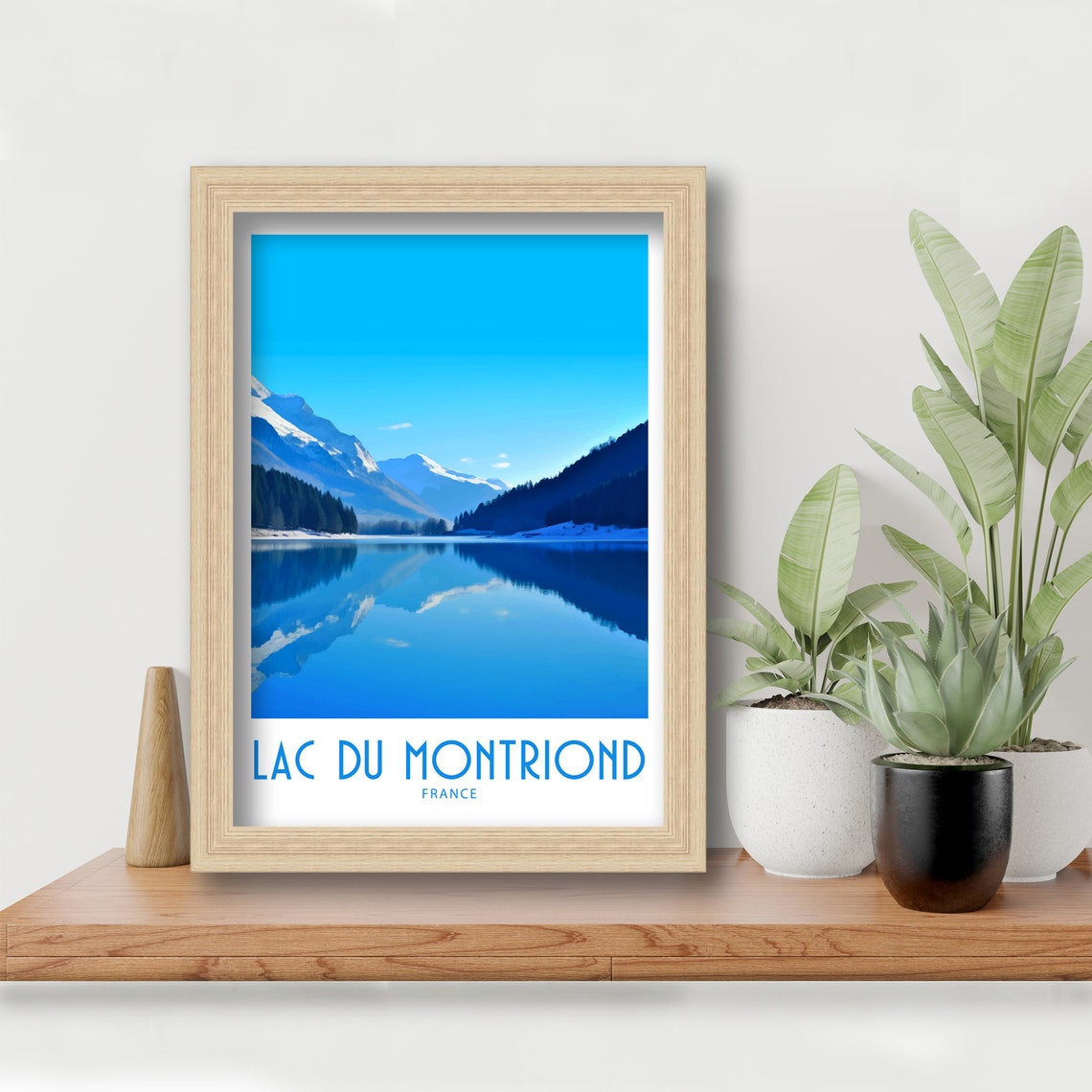Lac Du Montriond Travel Print Wall Art Lac Du Montriond Wall Hanging Home Dcor Lac Du Montriond Gift Lover France Art Lover Gift France - Image 6