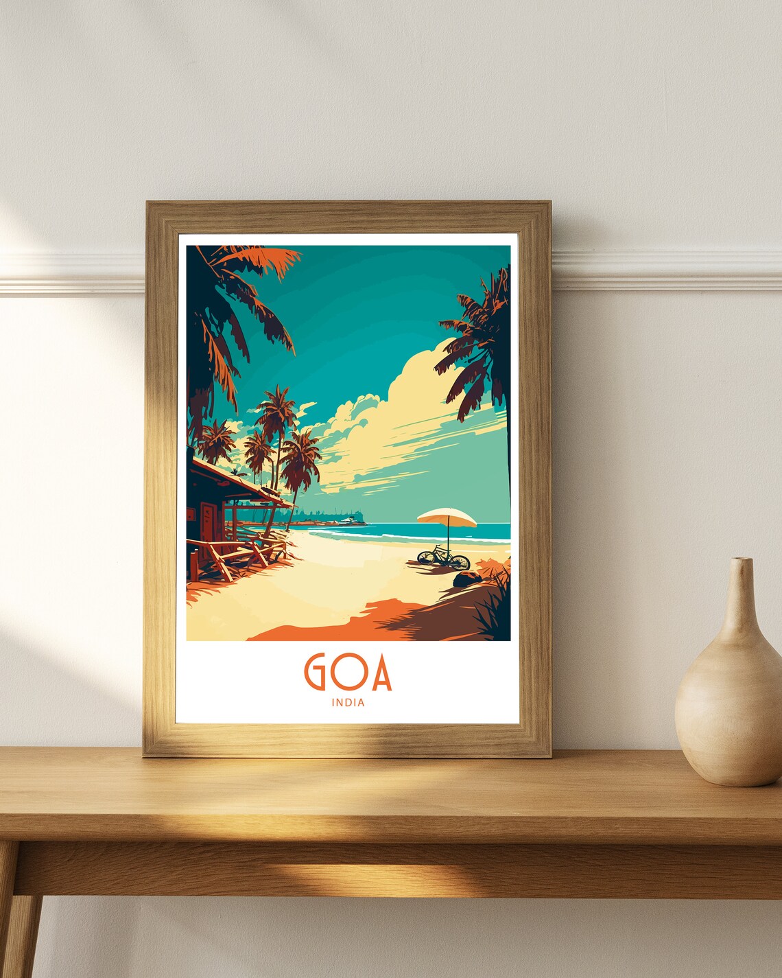 Goa India Travel Poster, Scenic City Wall Art - Image 4