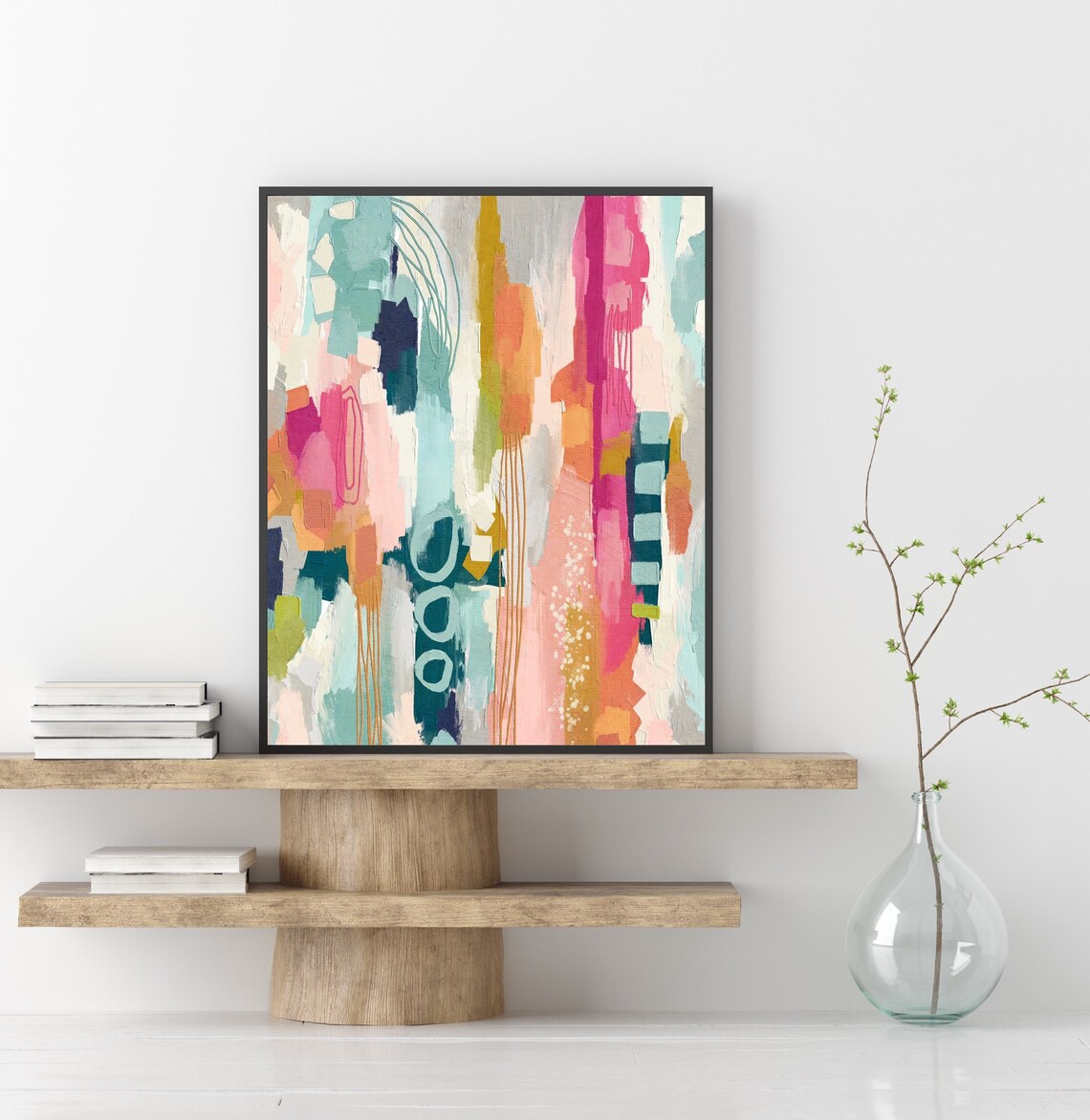 Abstract Minimalist Art Print, Modern Decor