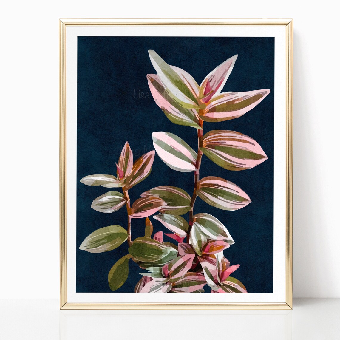 Abstract Floral Botanical, Living Room Wall Art