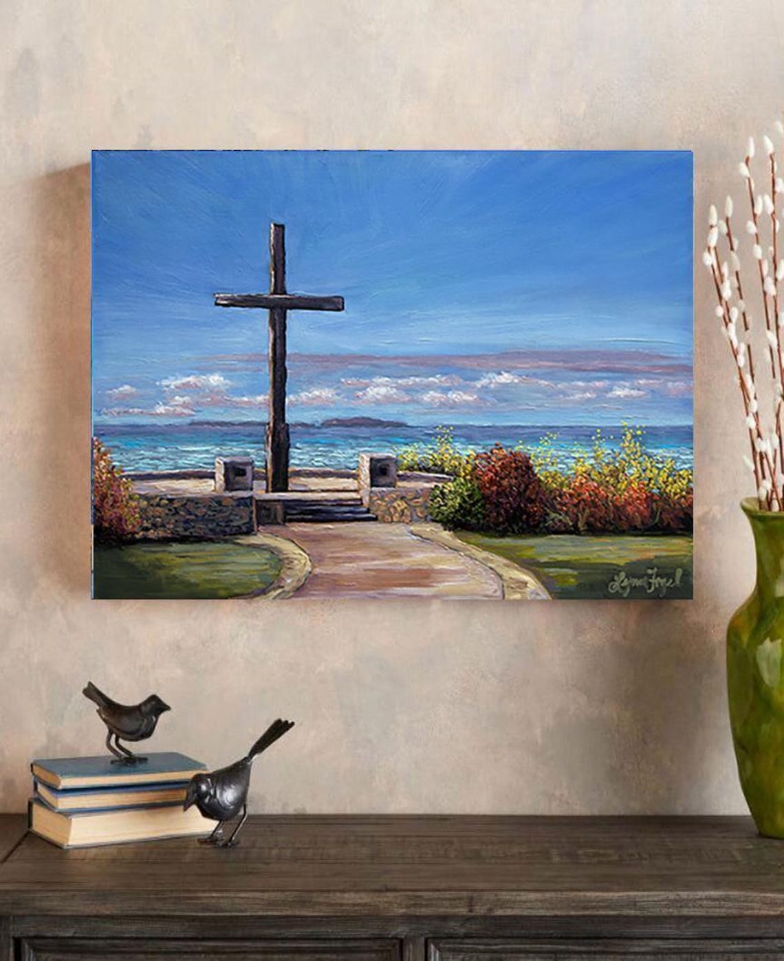 Ventura Serra Cross Overlook Ocean Channel Islands View Poster - Image 3