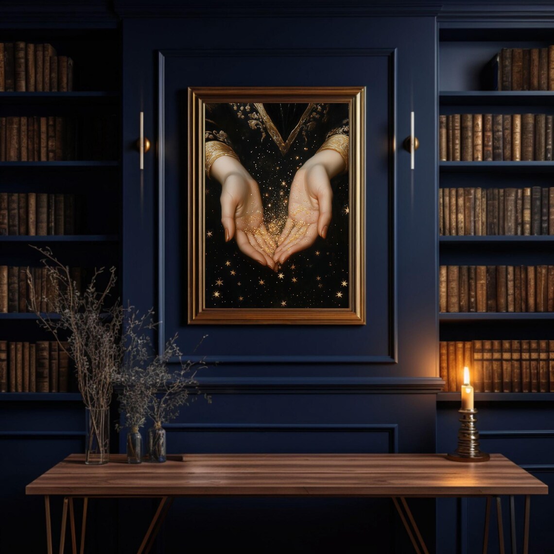 Stardust Romantic Academia Whimsigoth Art Print - Image 2