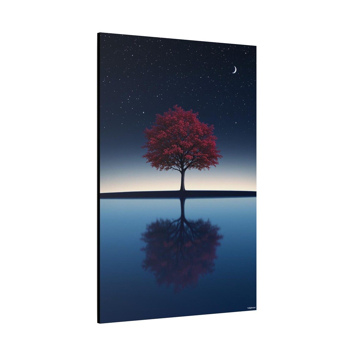 Red Tree - Nature Art Print - Image 2