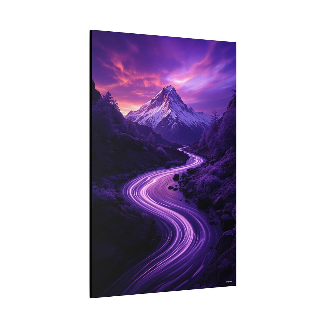 Enchanting Mountain Nature Art Print - Image 2