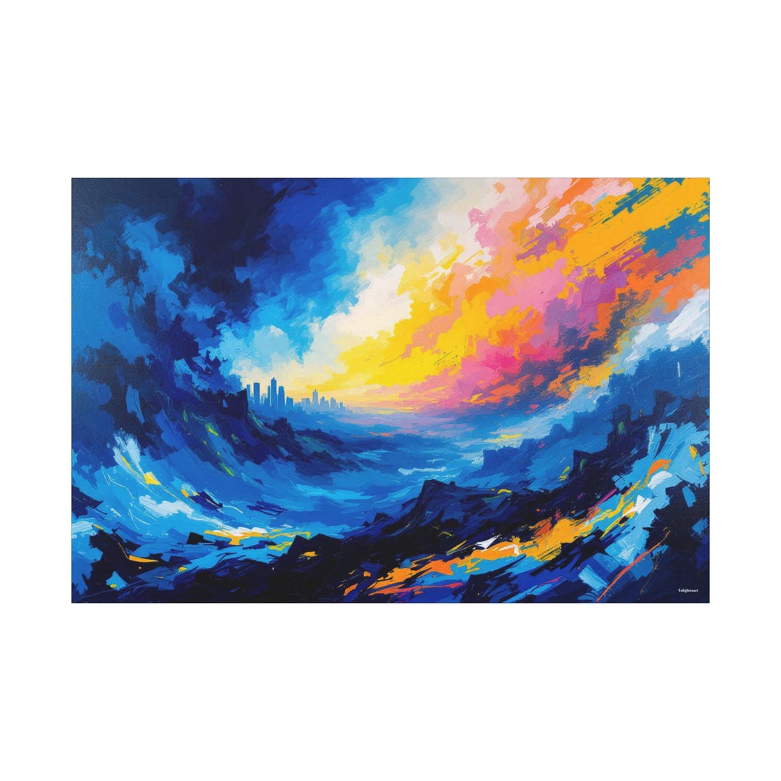 Abstract Seascape - Modern Art Print - Image 3