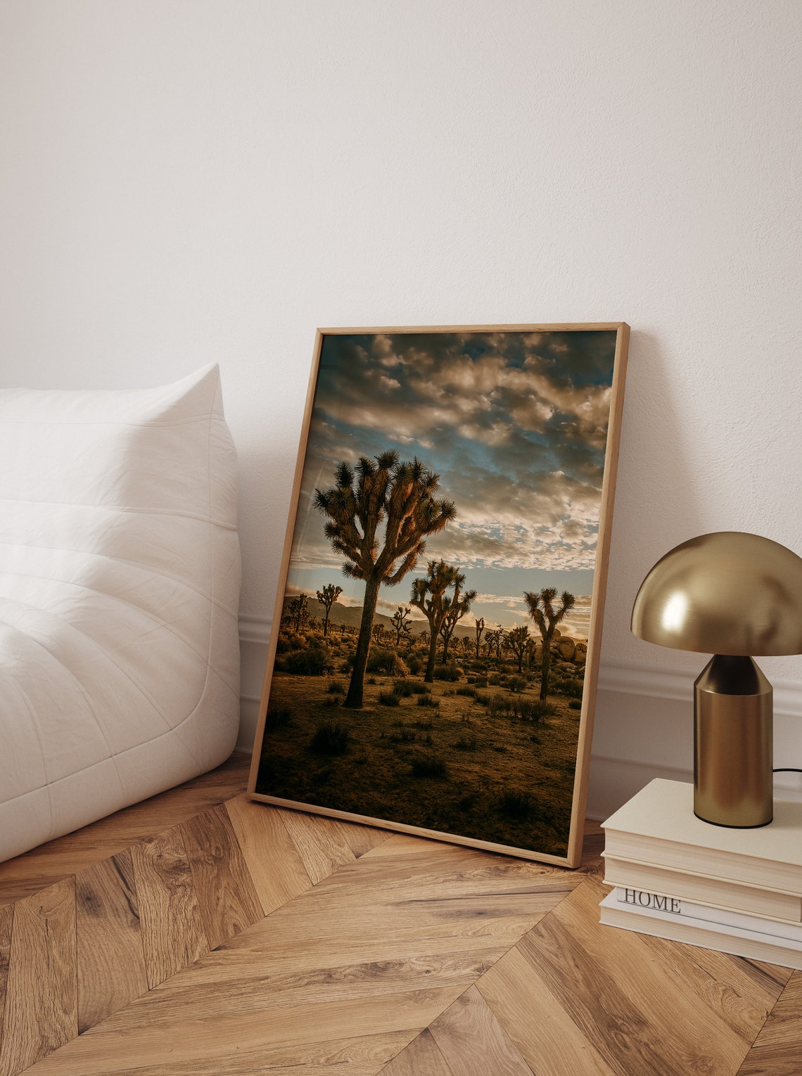 Joshua Tree National Park Desert Sunset Mojave Nature Photo Poster
