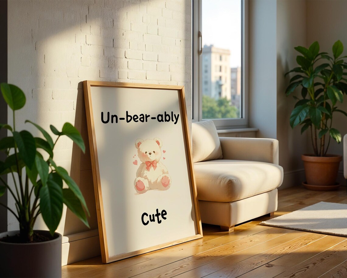 Un-Bear-Ably Cute Bear Home Office Decor - Image 3