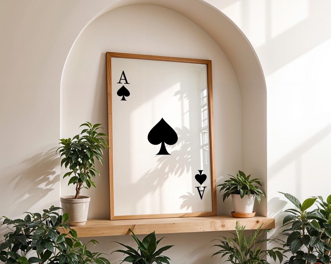 Ace Of Spades, Home Kitchen Office Decor - Image 5