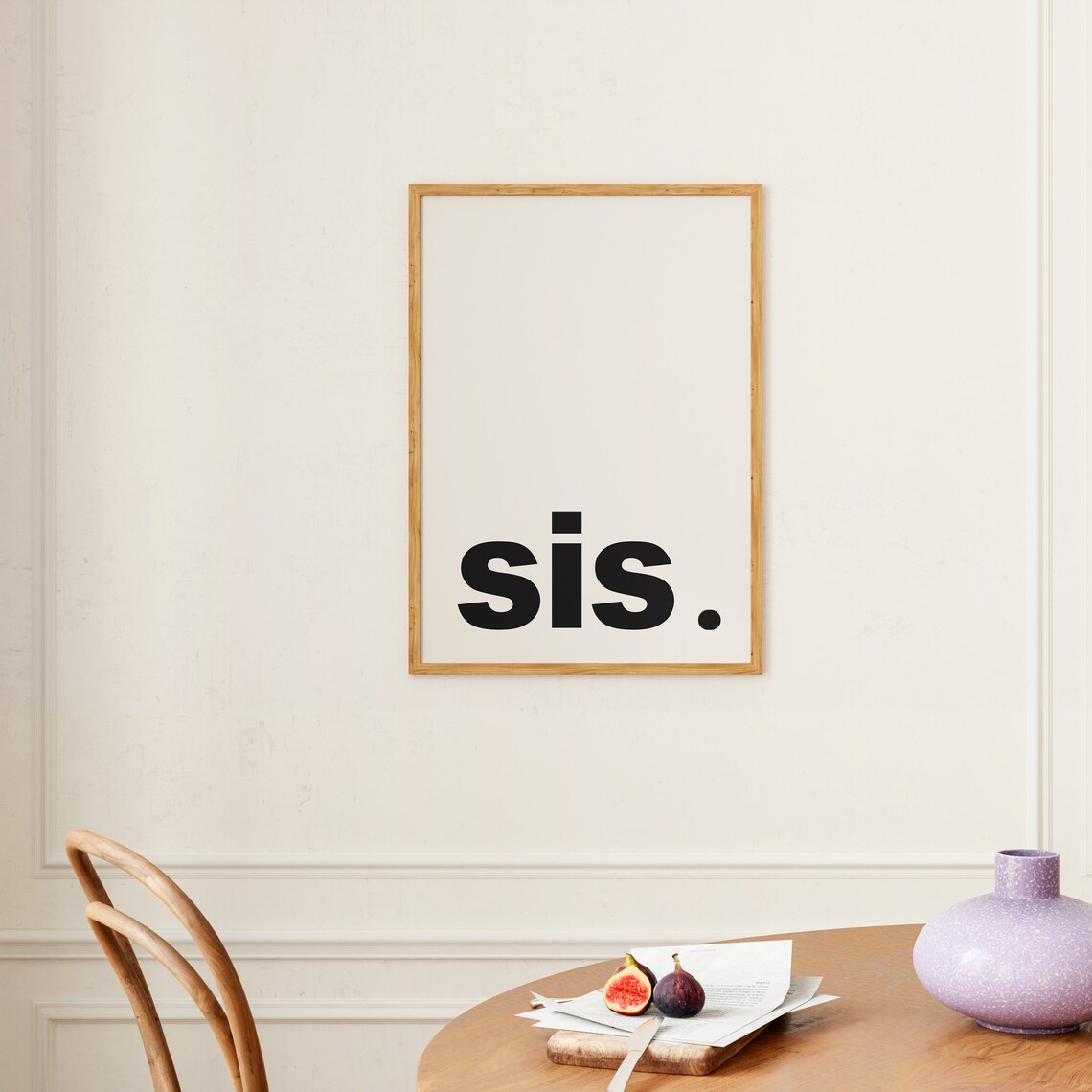 Sis Sis Print Sis Poster Sis Sis Wall Decor Poster Sis Quote Print Sister Room Art Sis Sing Sis Definition - Image 3