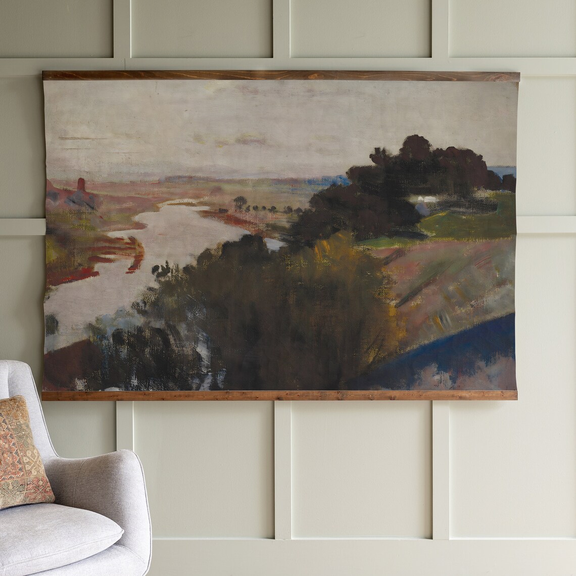 Abstract Vintage Landscape Poster Print, Modern Decor - Image 3
