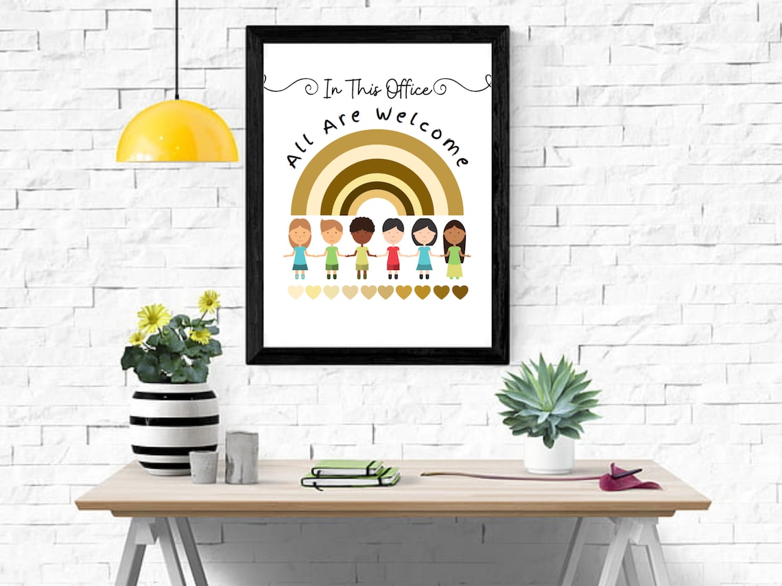 In This Office All Are Welcome Diversity Poster - Image 5