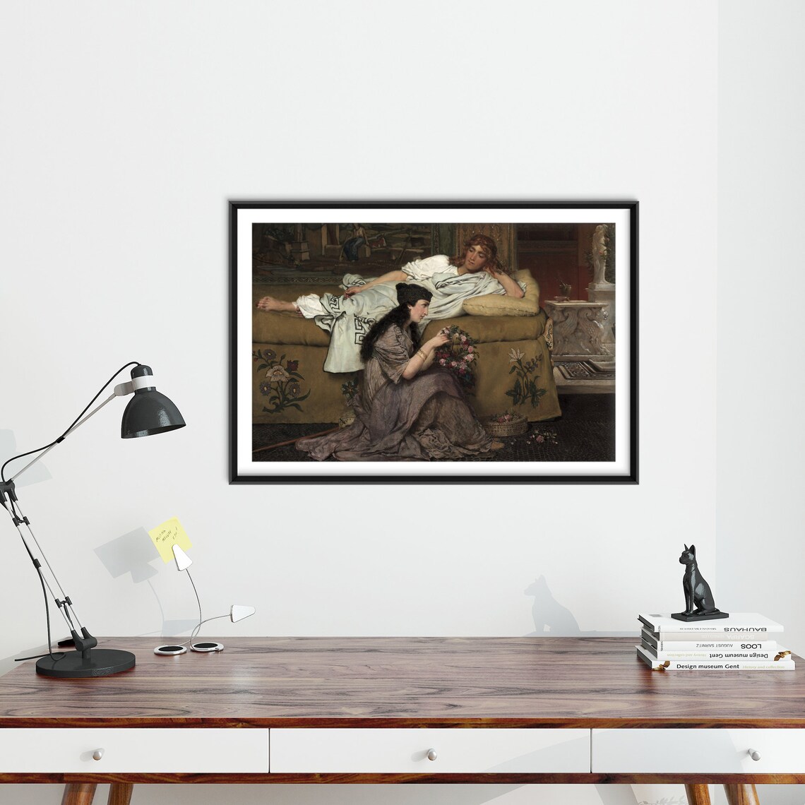Lawrence Alma Tadema Glaucus and Nydia 1867 Pompeian Scene Art Print - Image 4