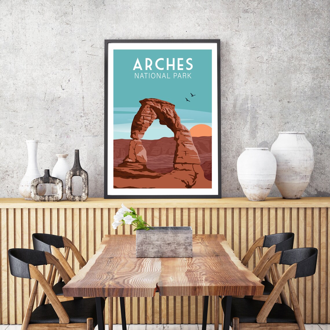 Arches National Park, Utah Travel Poster Print - Image 2