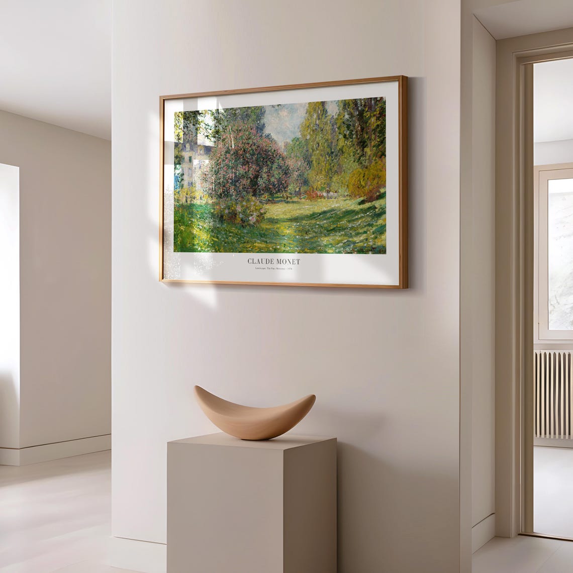 Claude Monet The Parc Monceau 1876 Poster - Image 2