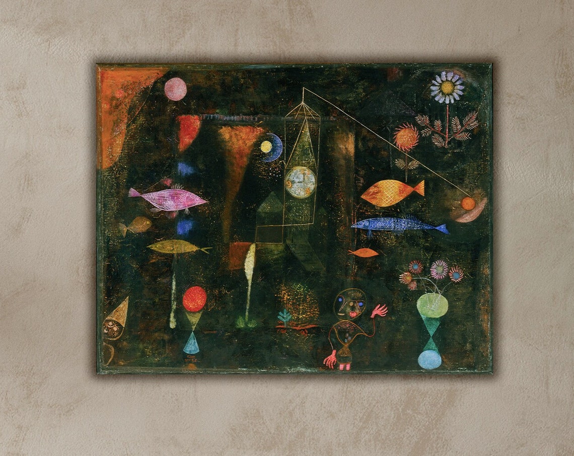 Paul Klee Fish Magic Surrealist Poster