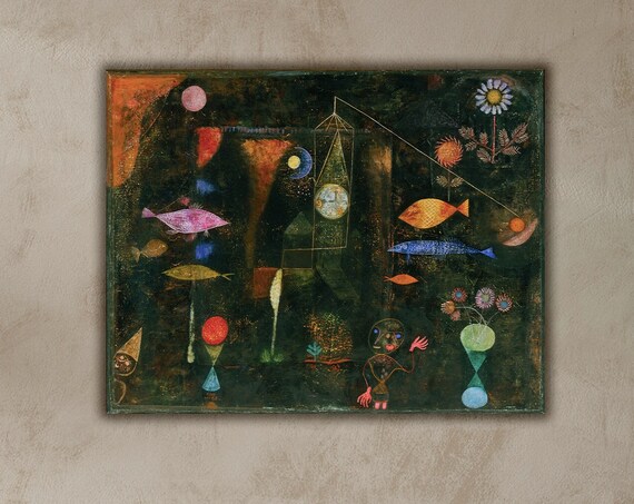 Paul Klee Fish Magic Surrealist Poster