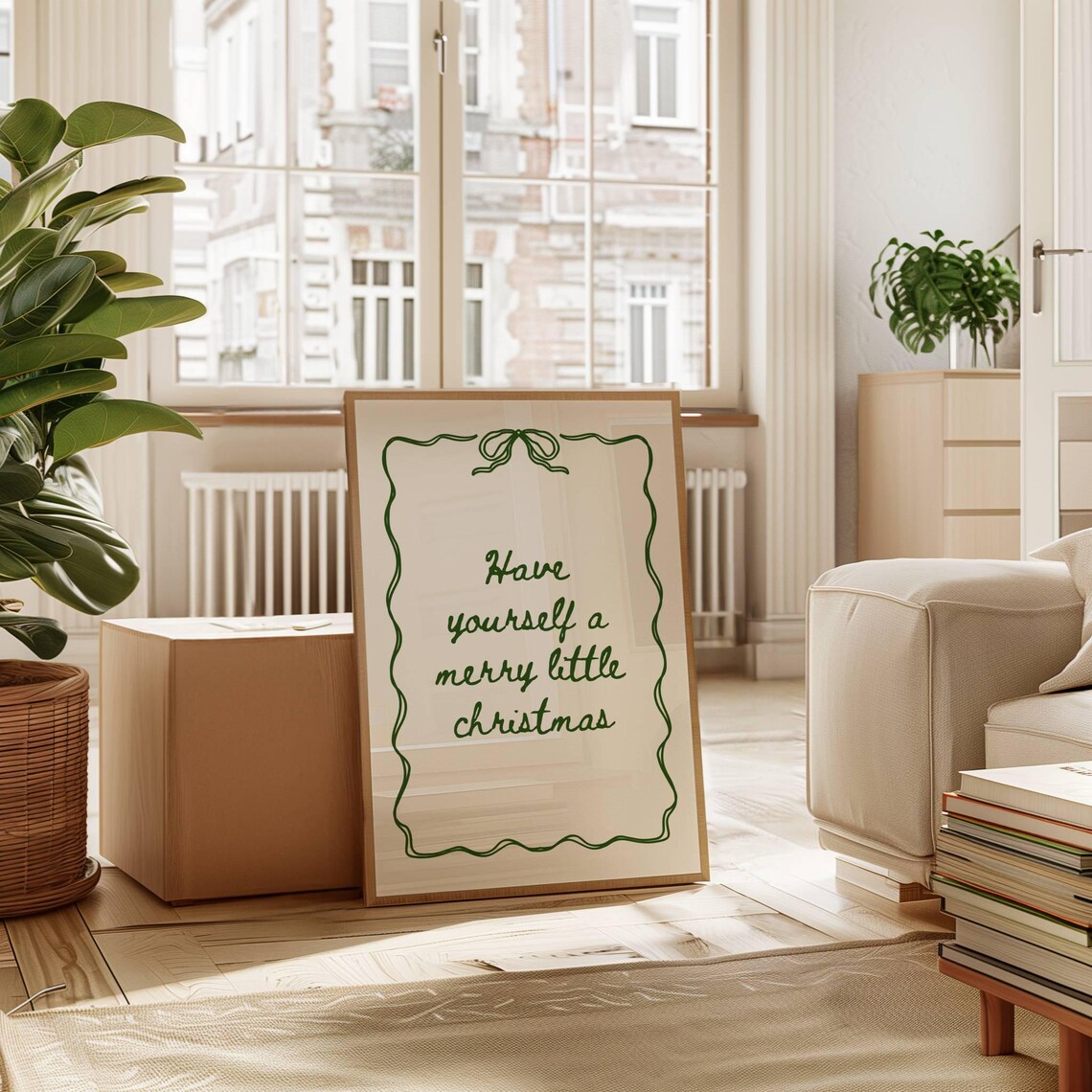 Have Yourself A Merry Little Christmas, Minimalist Art Print - Image 7
