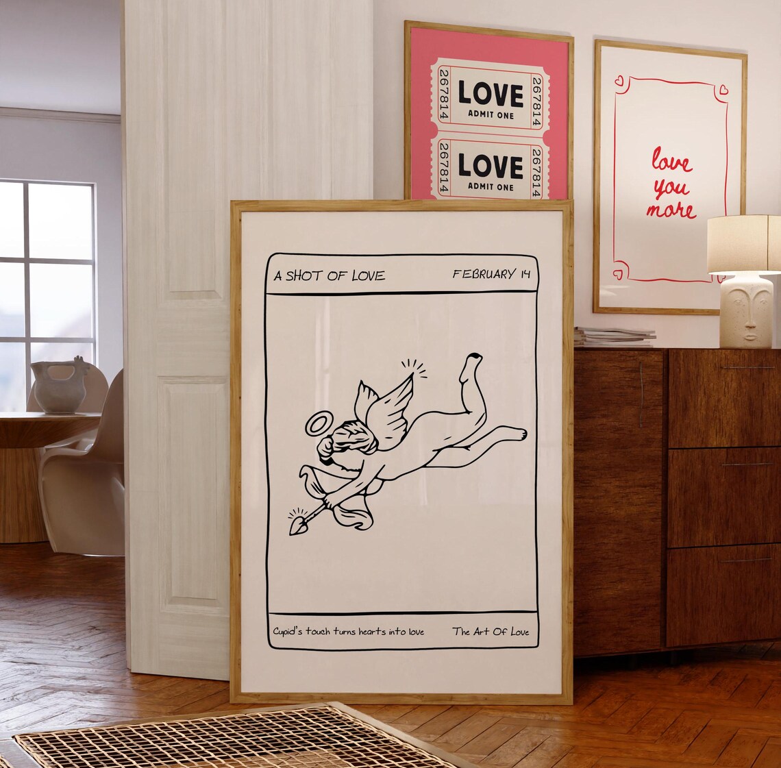 A Shot Of Love Cupid Tarot Card February 14 Valentine Poster - Image 6