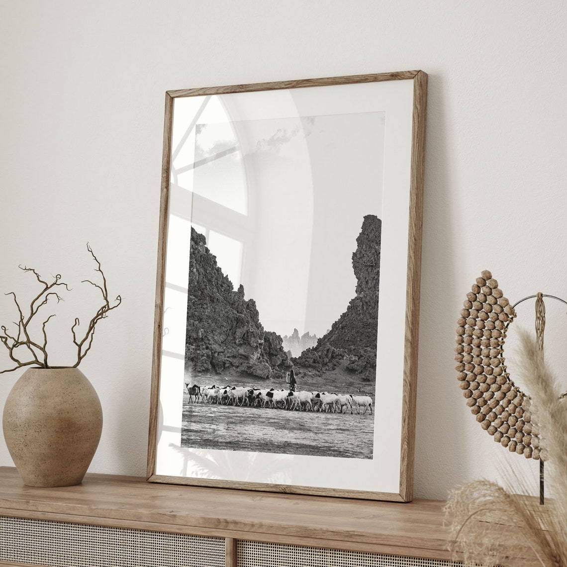 Djibouti Wall Art Black And White Print Africa Poster Djibouti Photo Country Art Print Wall Decor Djibouti Poster C19 340 - Image 2