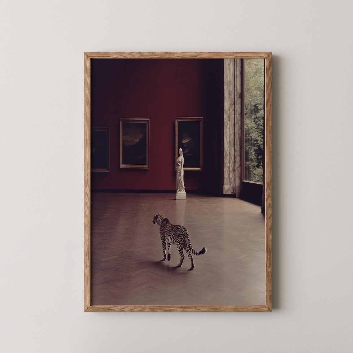 Leopard Poster Old Money Gallery Print Photography Wall Art