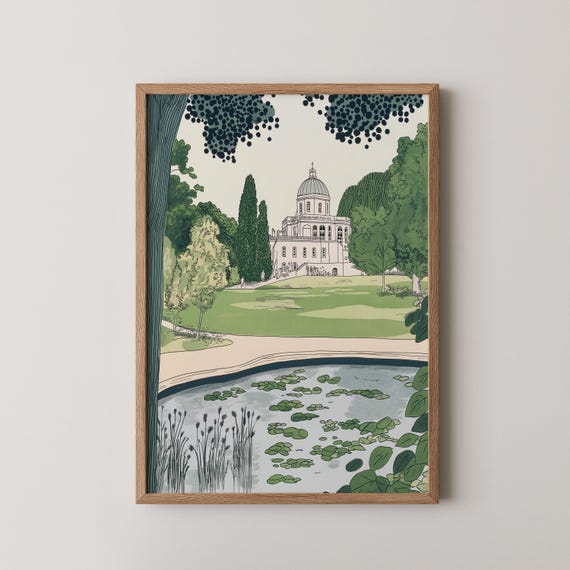 London Travel Print Wall Art Home Decor Illustration Poster Gift For Uk
