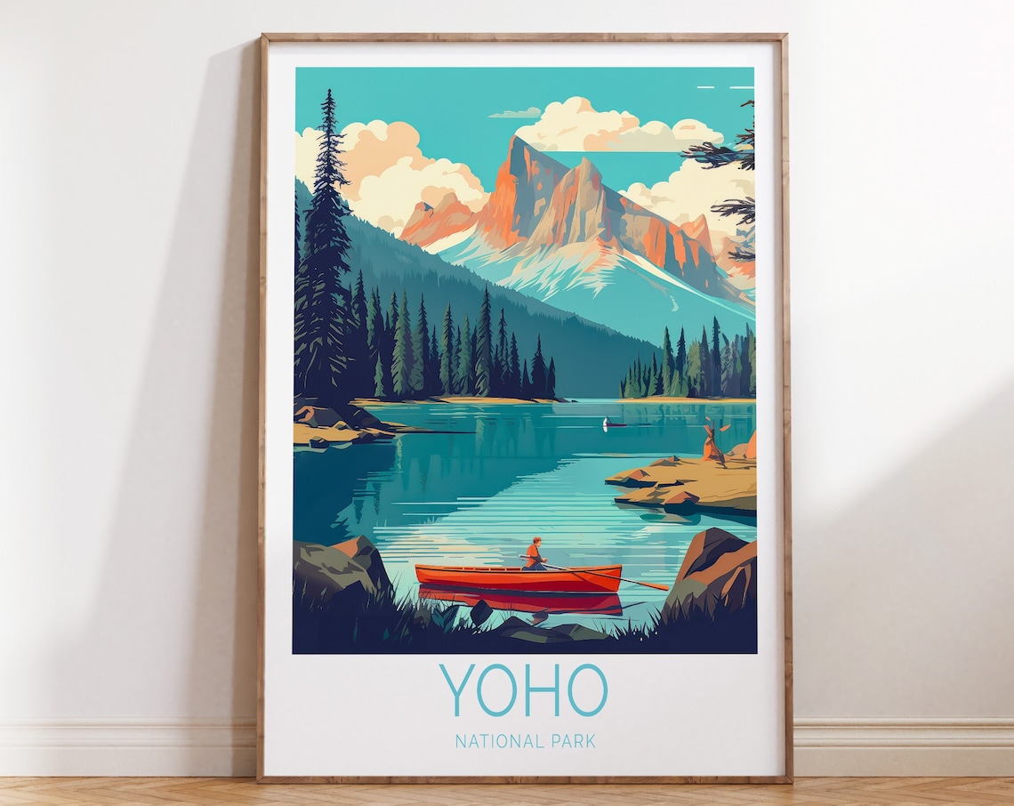 Yoho National Park Travel Poster, Canada