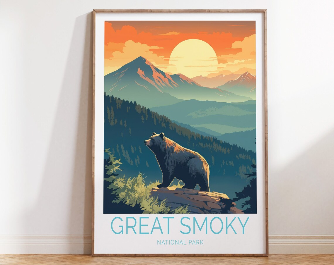 Great Smoky Mountains National Park Travel Wall Art