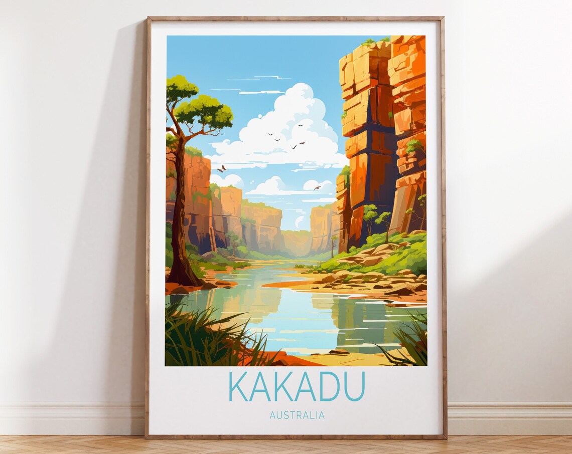 Kakadu National Park Travel Poster, Australia