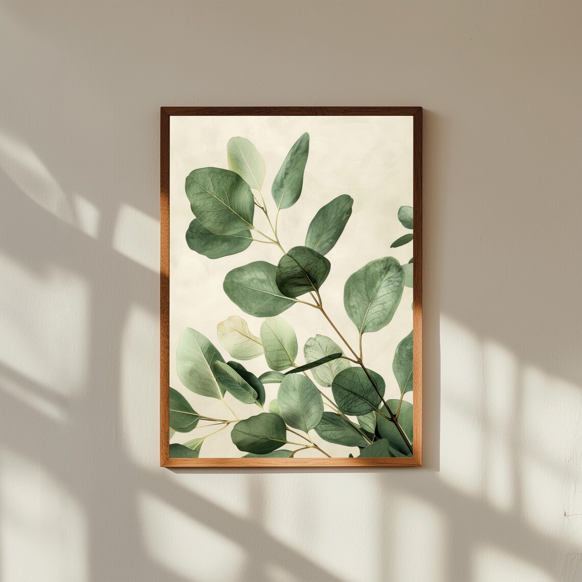 Abstract Botanical Print Modern Floral Fine Art Decor