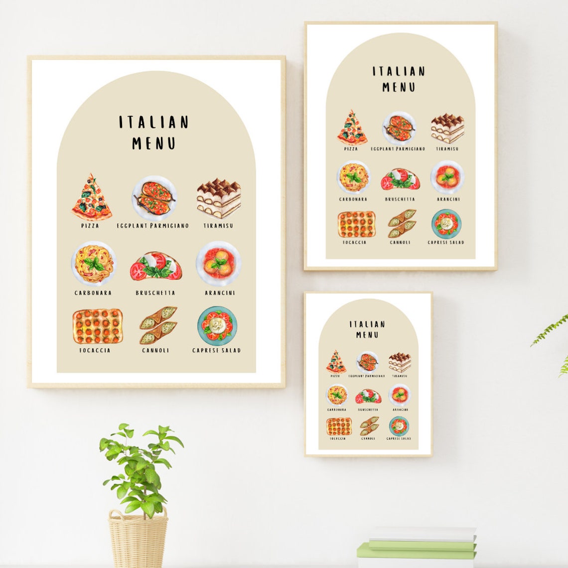 Italian Menu Pretend Play Poster for Kids Play Kitchen and Restaurant - Image 4