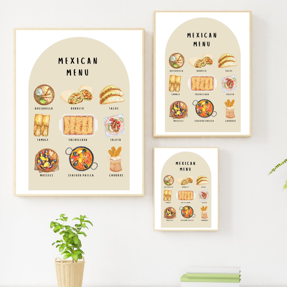 Mexican Menu Pretend Play Poster for Kids Play Kitchen and Restaurant - Image 4