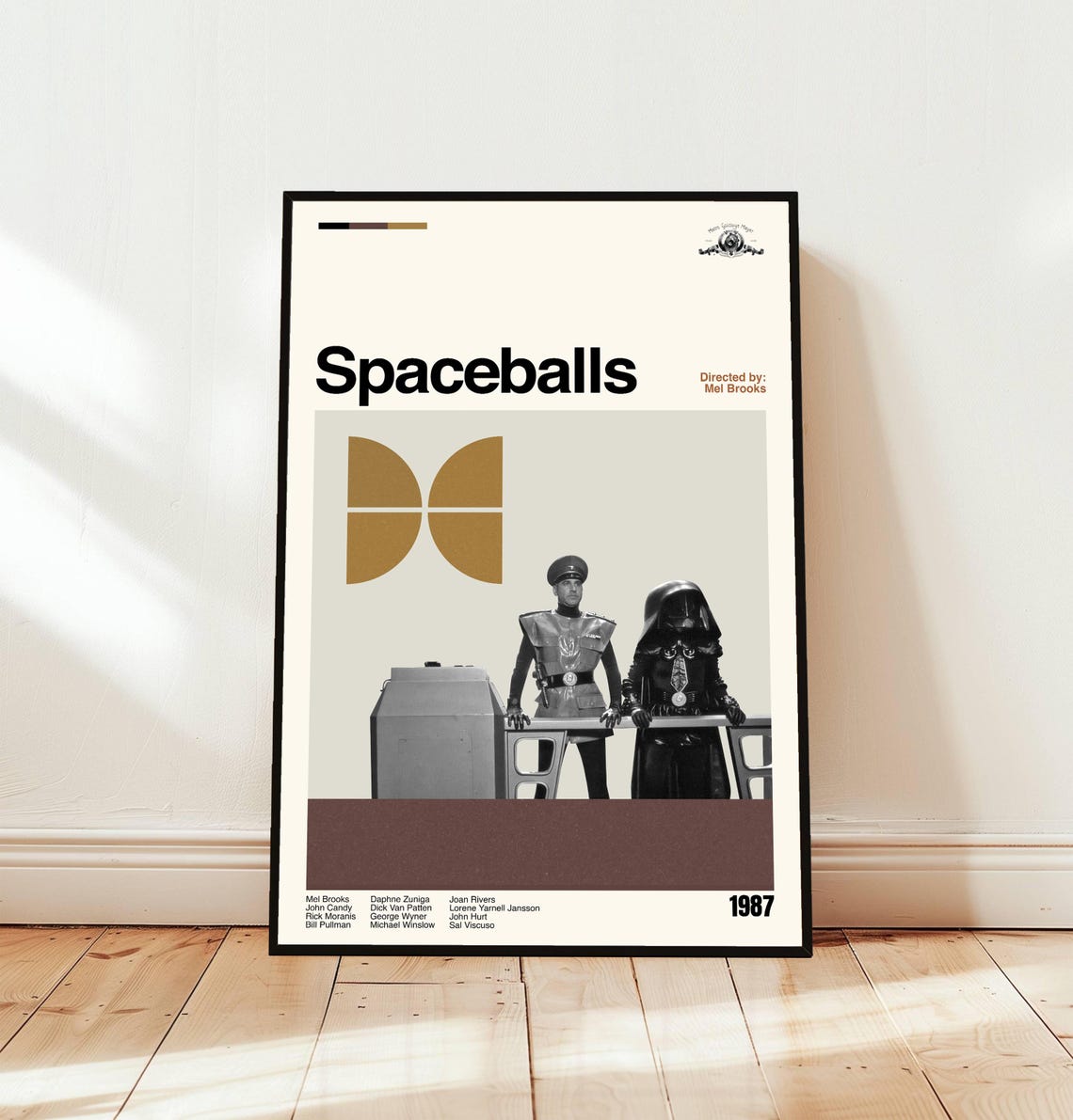 Spaceballs 1987 Mel Brooks Minimalist Sci-Fi Comedy Movie Poster