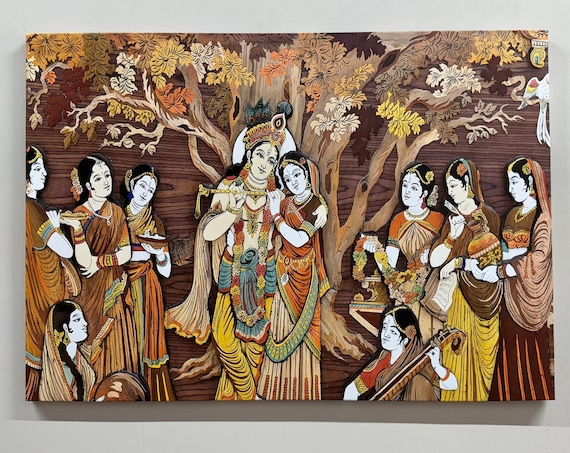 Radha Krishna - Hindu Wall Art