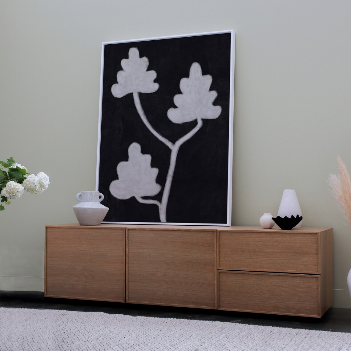 Abstract Tree Painting, Mid-Century Wall Art Print - Image 2