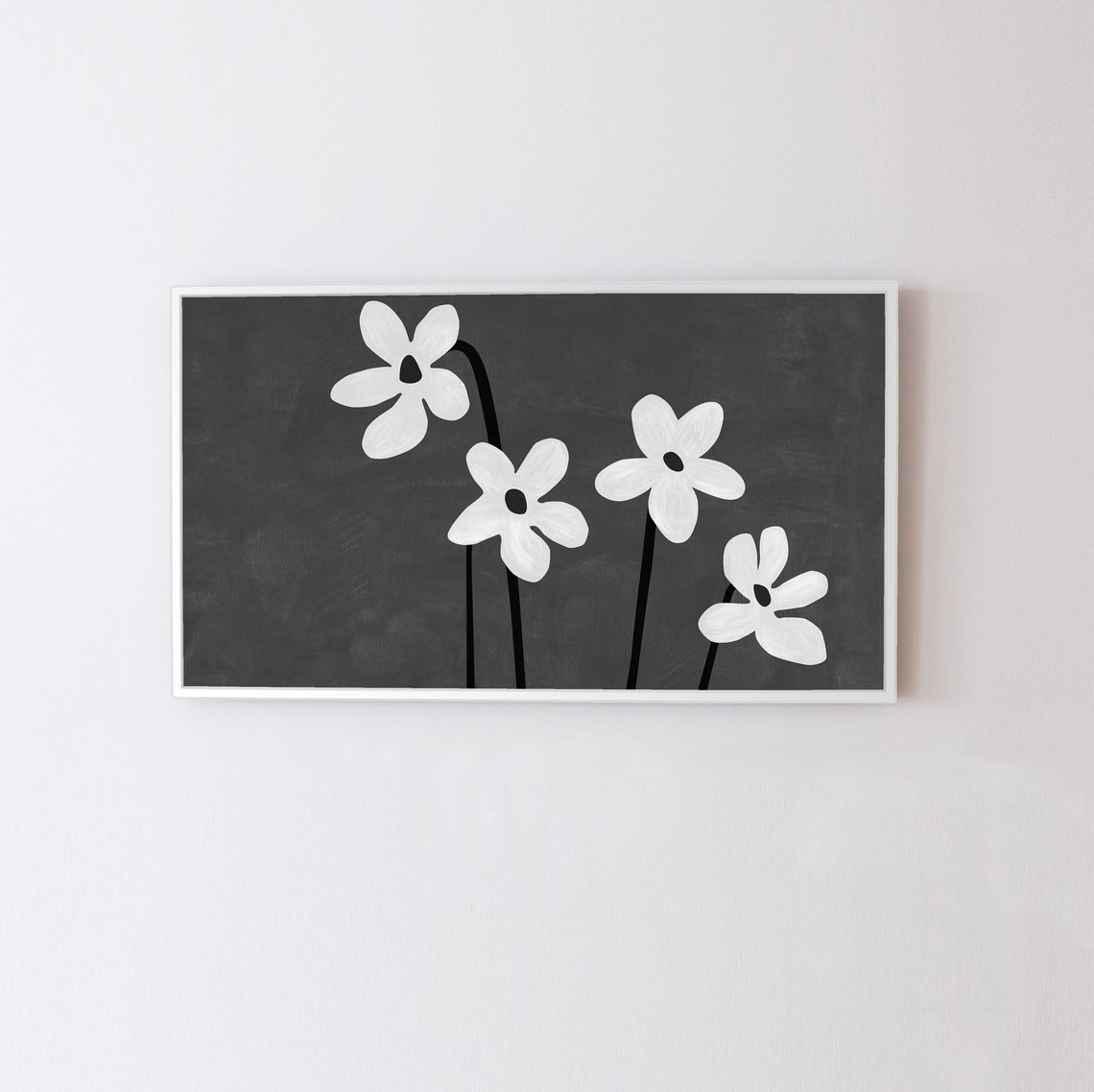 Modern Abstract Flower Art Print