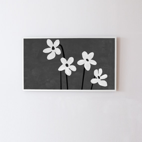 Modern Abstract Flower Art Print