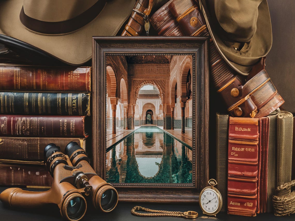 Reflection Pool Moroccan Wall Art Print - Image 4