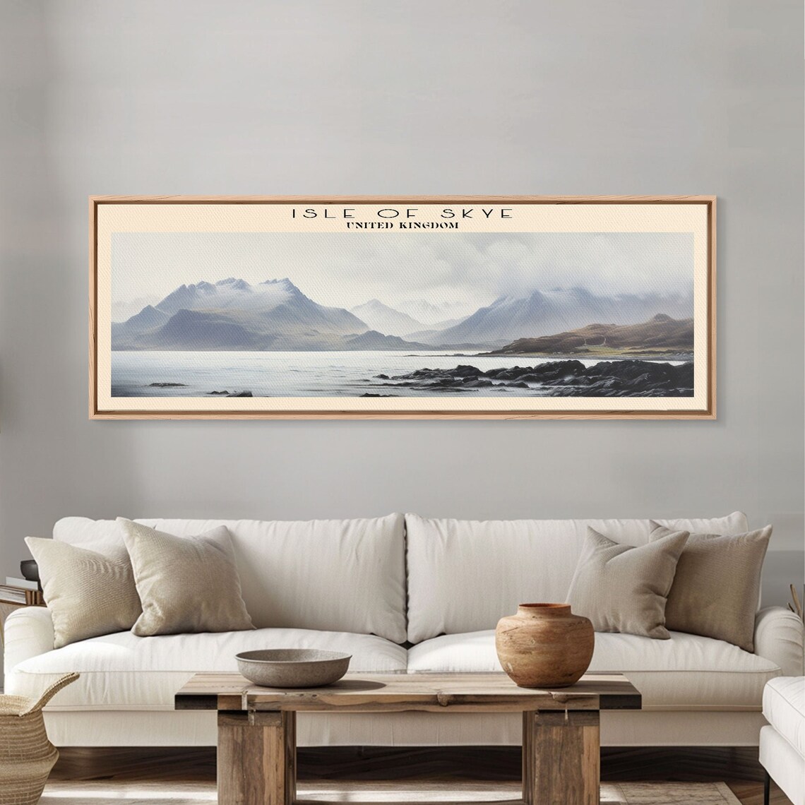 Isle Of Skye Scotland Travel Poster, Panoramic - Image 3