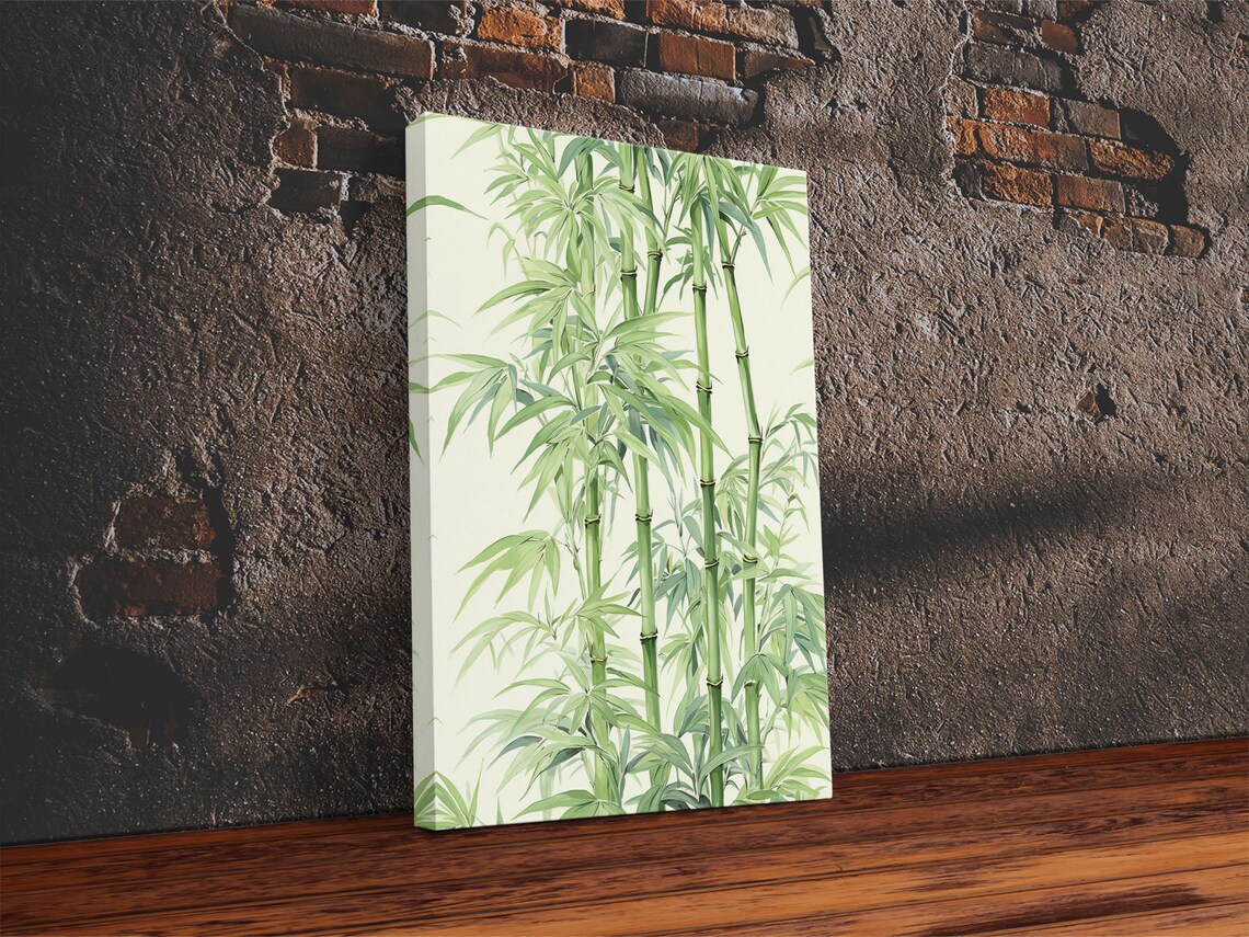Wabi Sabi Bamboo Botanical Art Print, Zen Decor - Image 5